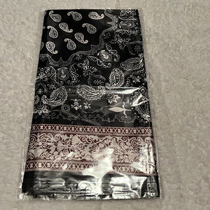 Black/Brown Paisley Wild Rag