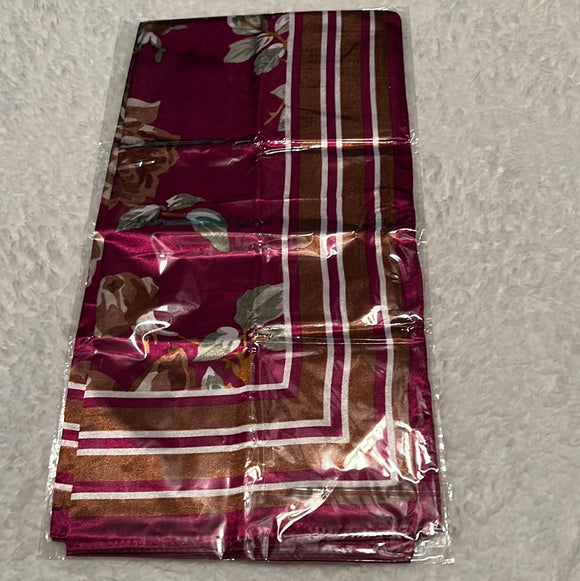 Pink/Brown Floral Wild Rag