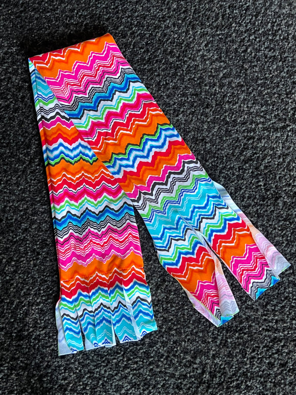 Colorful Zig Zag Tail Bag