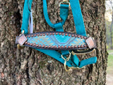 Turquoise Aztec Pony Bronc Halter