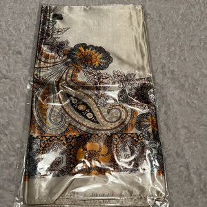 Beige Paisley Wild Rag