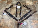 Thunderbird Black Floral Tack Set