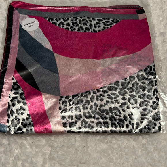 Pink Leopard Spots Scarf