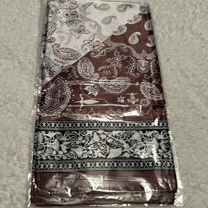 Brown Paisley Wild Rag