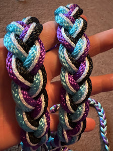 Turquoise/Purple/Black