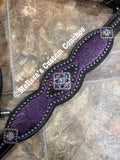 Dark Purple Metallic Tack set