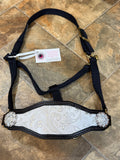 White Floral Bronc Halter
