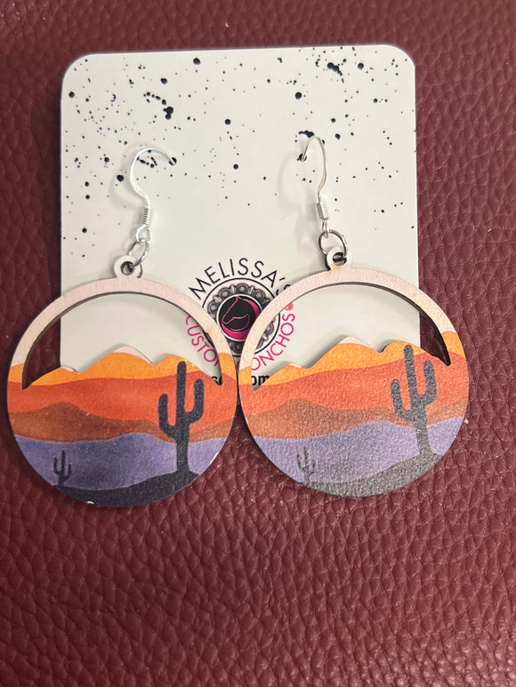 Desert cactus Earrings