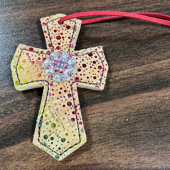 Rainbow Saddle Cross