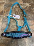 Turquoise/Fuchsia Gator Bronc Halter
