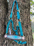 Turquoise Aztec Pony Bronc Halter