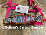 Multi Color Striped Mini Bronc Halter