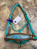 Turquoise Aztec Pony Bronc Halter