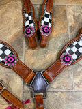 Checkered Tack Set