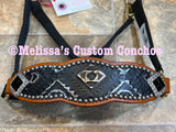 Black/Silver Aztec Bronc Halter