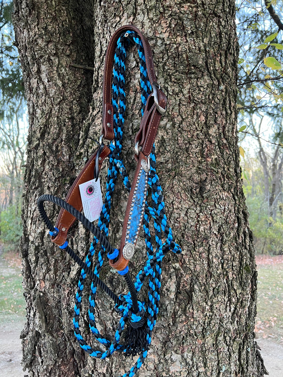 Blue Wildwood with Blue/Black Muletape