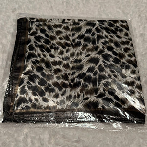 Black Leopard Scarf