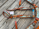 Light Blue Wildwood Longhorn Tack set