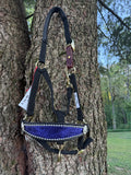 Purple Metallic Bronc Halter