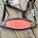 Coral/Gold Bronc Halter