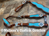 Turquoise Gator Tack set