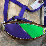 Green/Purple Bronc Halter