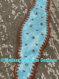 Turquoise Metallic Tack set