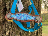 Blue/Turquoise Pony Bronc Halter