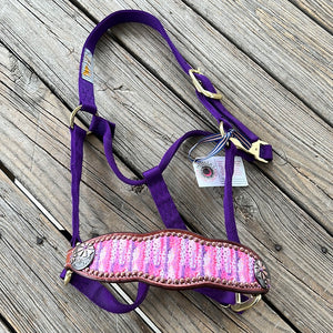 Pink/Purple Bronc Halter