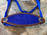 Blue Sparkly Bronc Halter