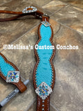 Turquoise Gator Tack set