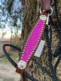 Pink Leopard with Black Muletape