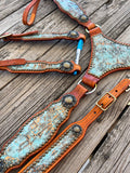 Light Blue Wildwood Longhorn Tack set