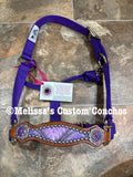 Purple/Pink Aztec Pony Bronc Halter