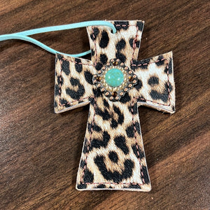 Cheetah Saddle Cross