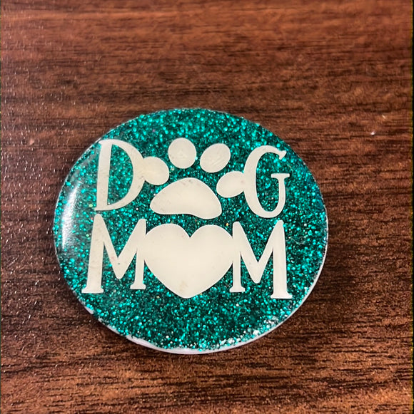 Green Dog Mom Pop Socket