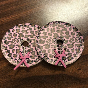 Pink Cheetah Bit Guards