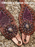 Burgundy Spur Straps