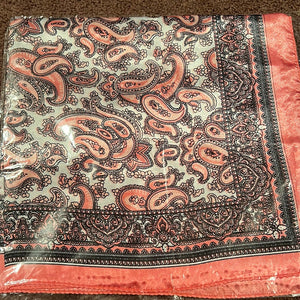 Pink Paisley Scarf