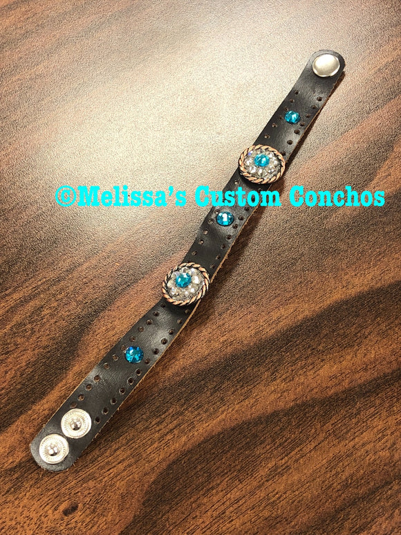 Leather Snap Bracelet