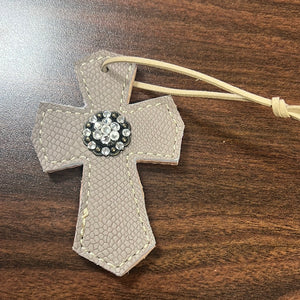 Beige Saddle Cross