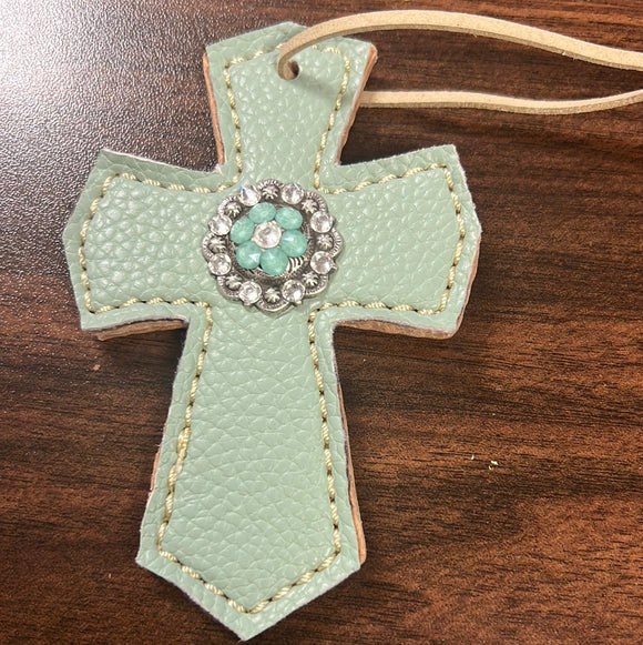 Mint Saddle Cross