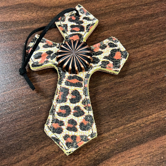 Cheetah Saddle Cross