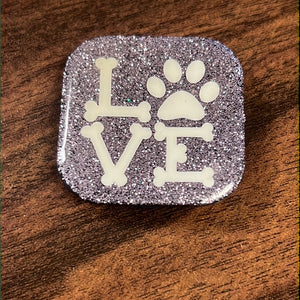 Light Purple Dog Love Pop Socket