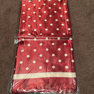 Red and Tan Polka Dot Wild Rag