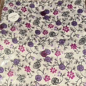 Purple Flower Field Scarf