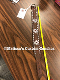 21 inch Dark Oil Collar with Buck Stitch