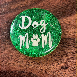 Green Dog Mom Pop Socket