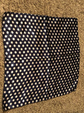 Navy Polka Dots Scarf