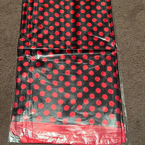 Red and Black Polka Dot Wild Rag